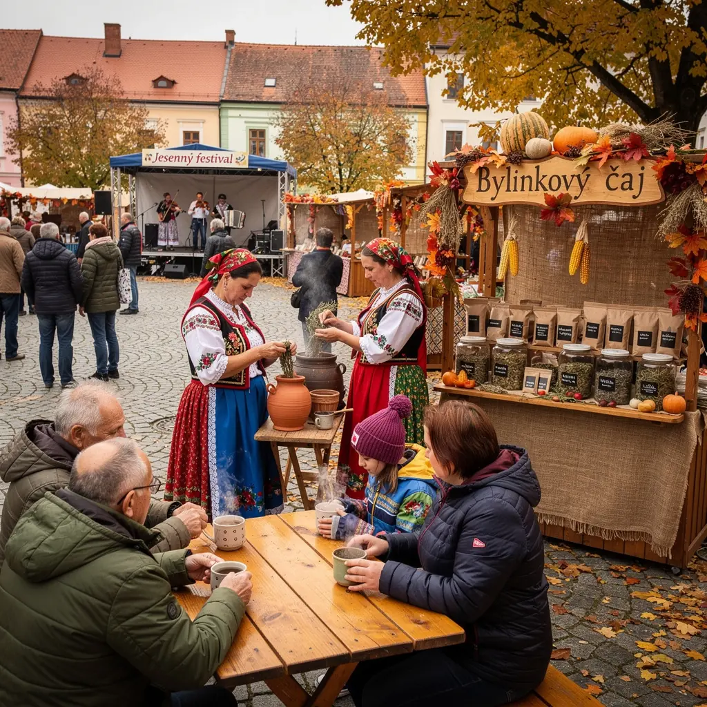 Rituál pitia čaju v útulnom prostredí so sviečkami